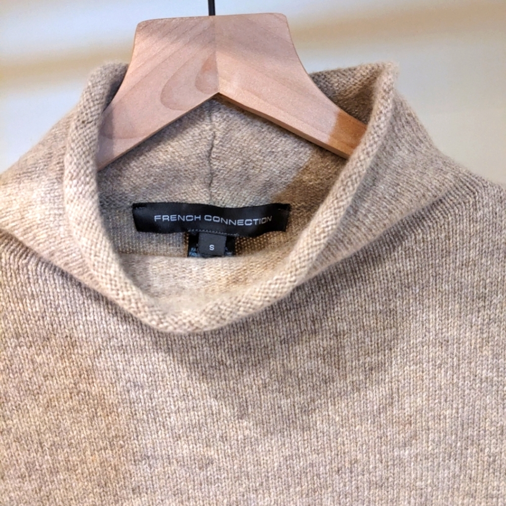 French Connection Patchwork Mock Neck Sweater - L… - image 6